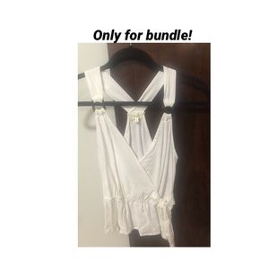 🔓🟢 4 FOR $20 Casual Sleeveless Top (White)